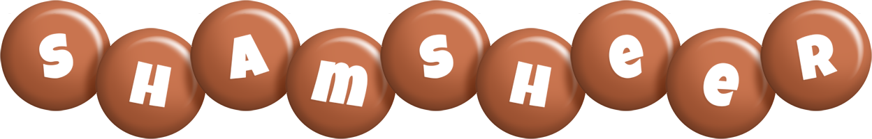 Shamsheer candy-brown logo