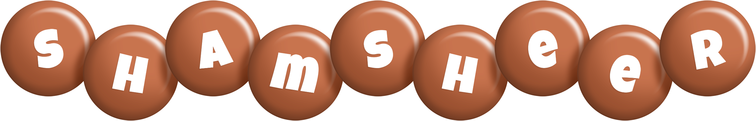 Shamsheer candy-brown logo