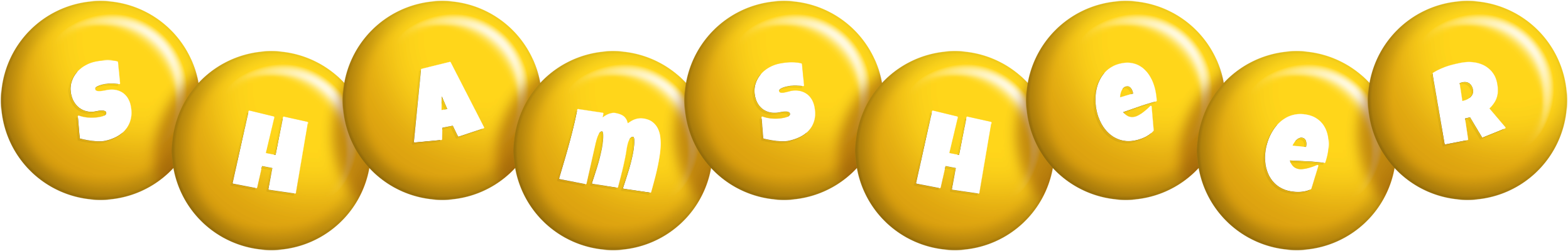 Shamsheer candy-yellow logo