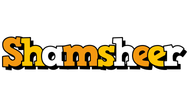 Shamsheer cartoon logo