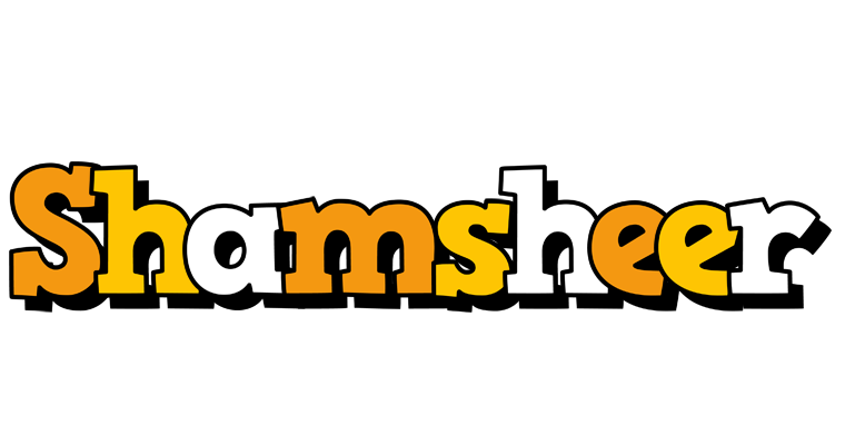 Shamsheer cartoon logo