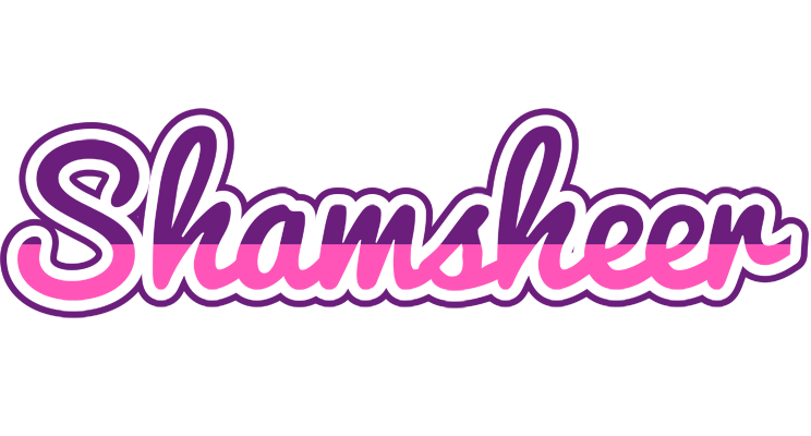 Shamsheer cheerful logo