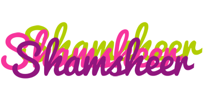 Shamsheer flowers logo