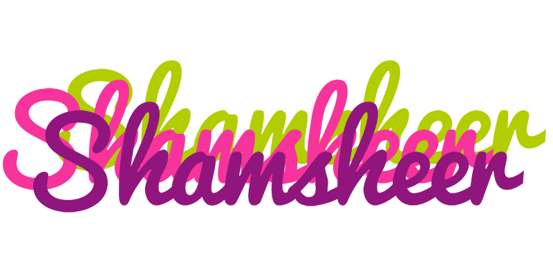 Shamsheer flowers logo