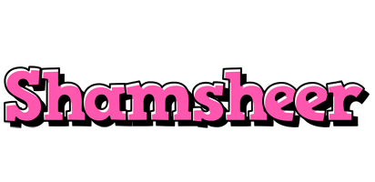 Shamsheer girlish logo