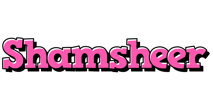 Shamsheer girlish logo