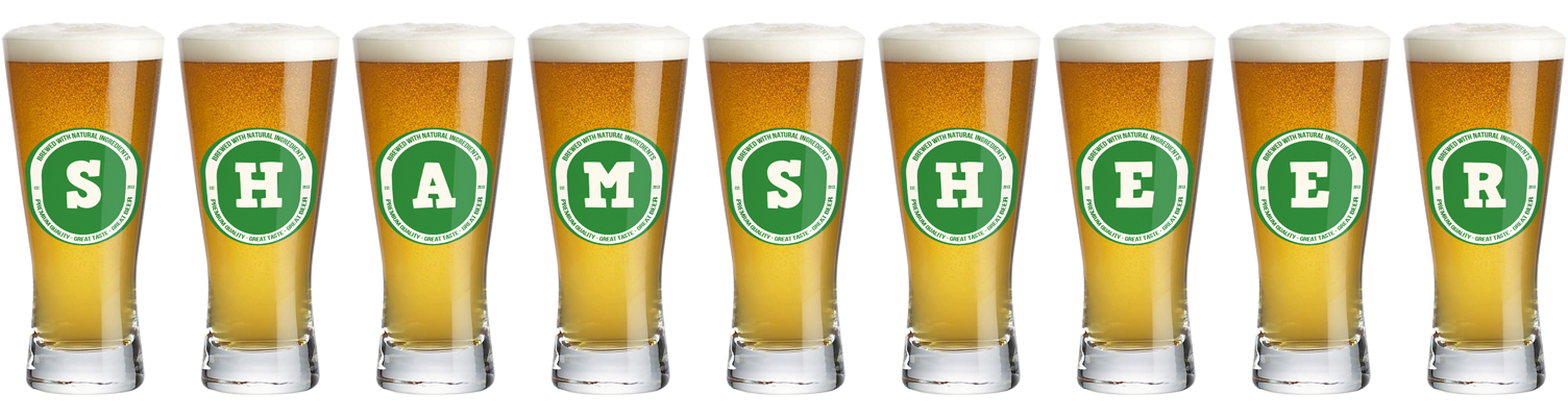 Shamsheer lager logo
