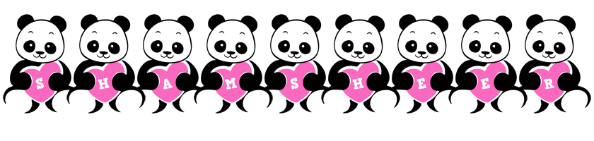 Shamsheer love-panda logo