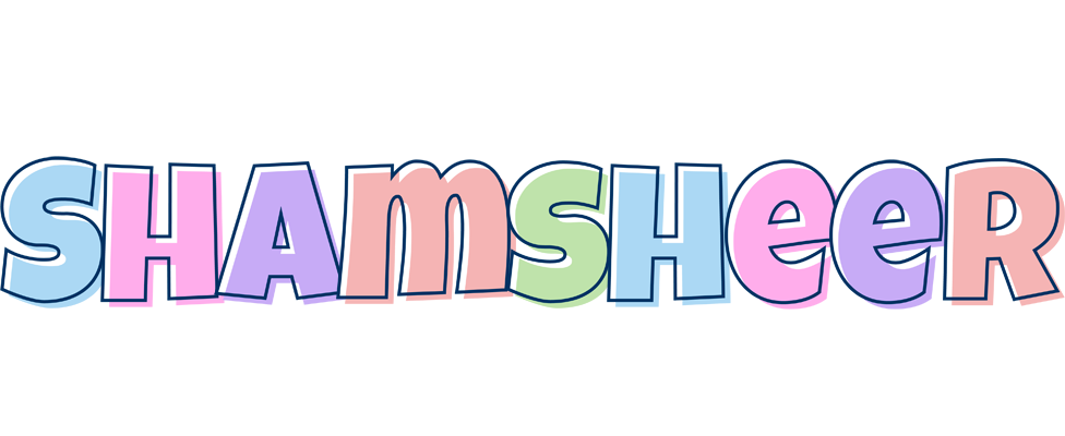 Shamsheer pastel logo