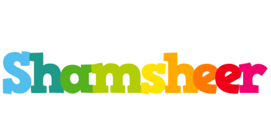 Shamsheer rainbows logo