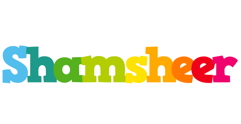 Shamsheer rainbows logo