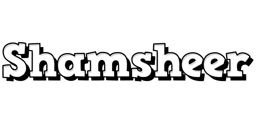 Shamsheer snowing logo