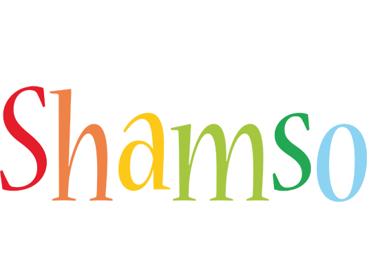 Shamso birthday logo