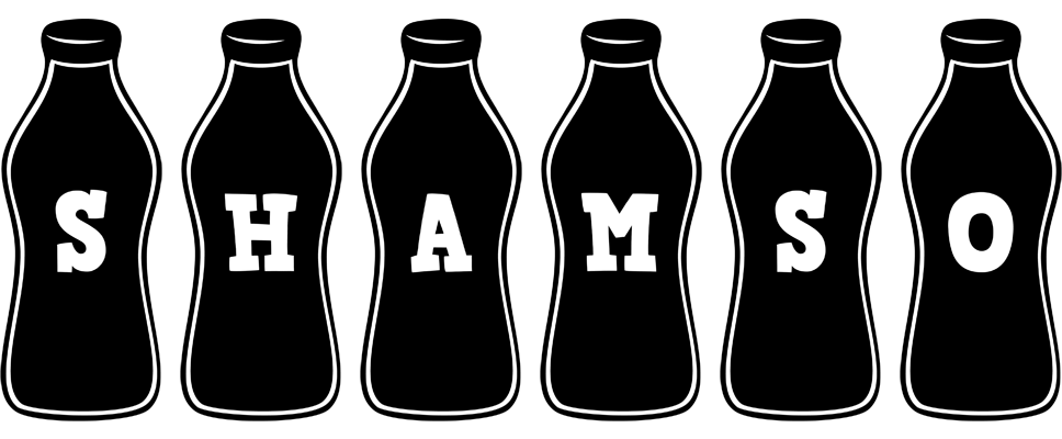Shamso bottle logo