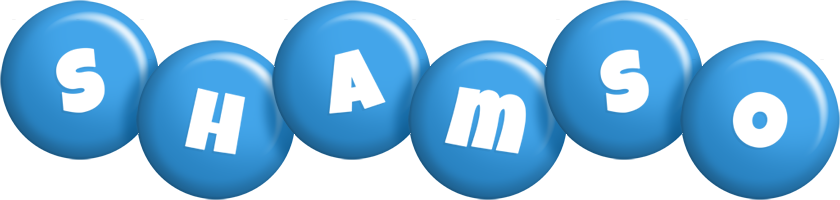 Shamso candy-blue logo