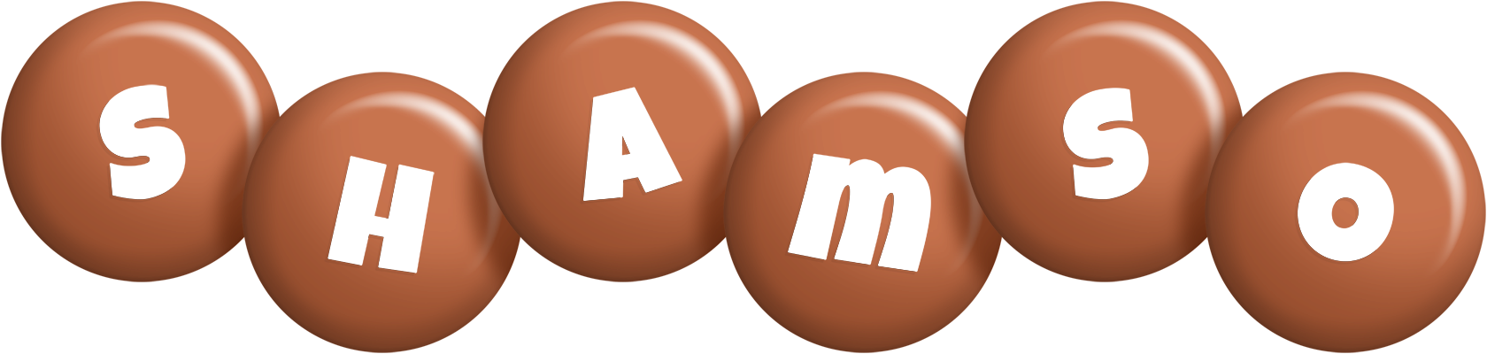 Shamso candy-brown logo