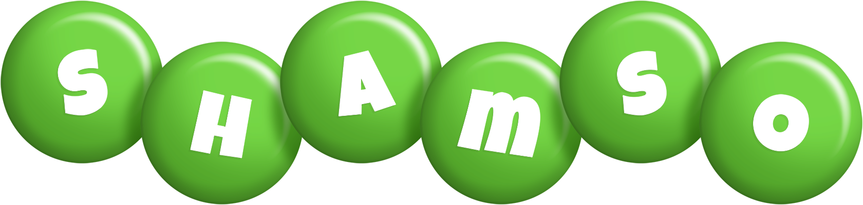 Shamso candy-green logo