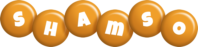 Shamso candy-orange logo