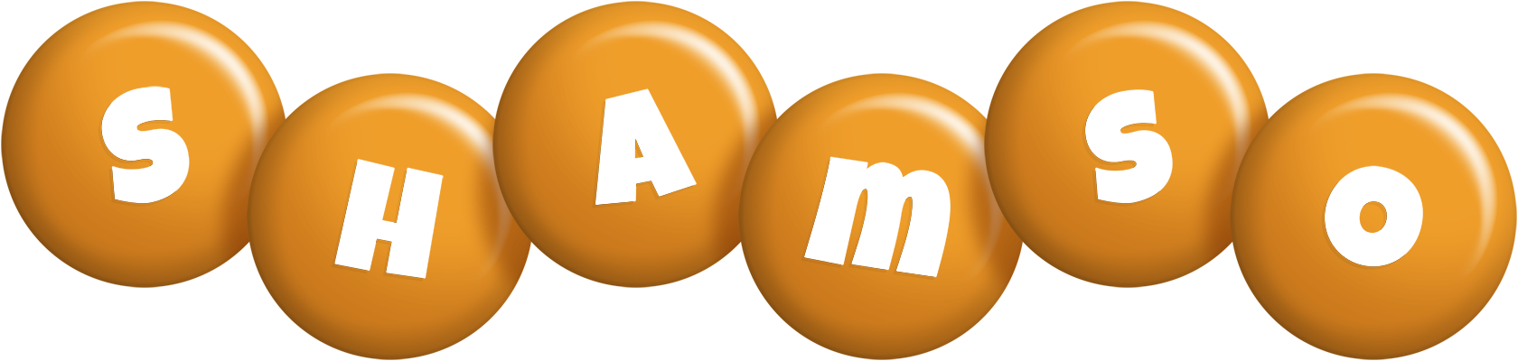 Shamso candy-orange logo