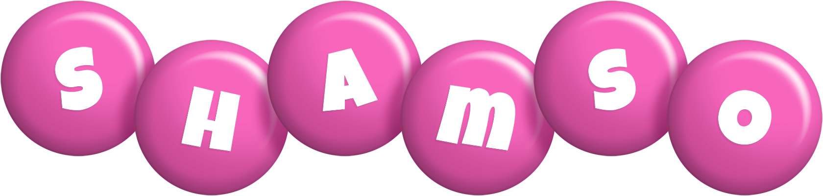 Shamso candy-pink logo
