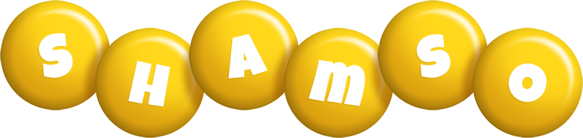 Shamso candy-yellow logo