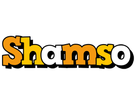 Shamso cartoon logo