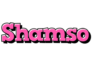 Shamso girlish logo