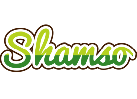 Shamso golfing logo