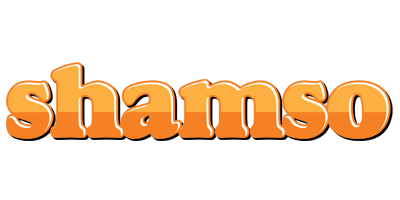 Shamso orange logo