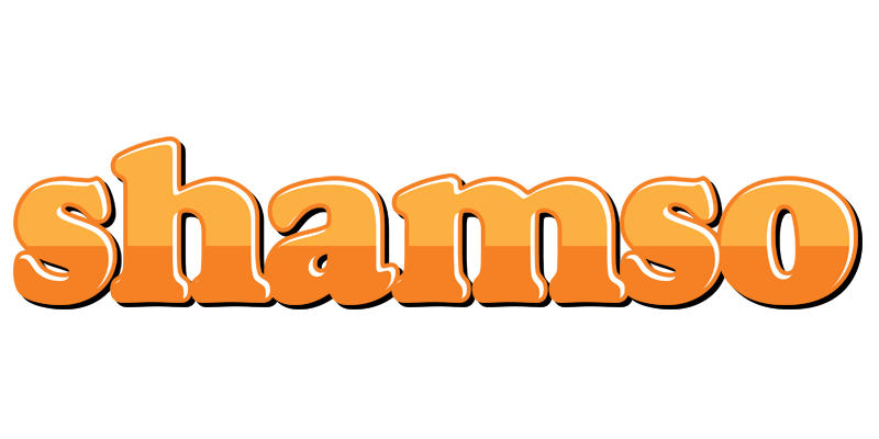 Shamso orange logo