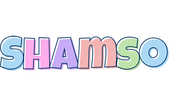 Shamso pastel logo