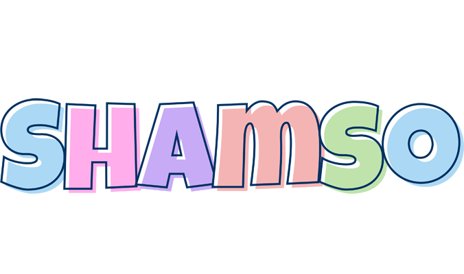 Shamso pastel logo