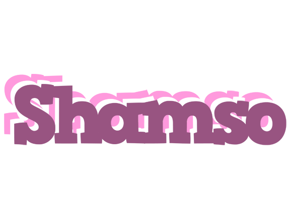 Shamso relaxing logo