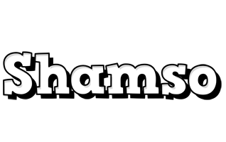 Shamso snowing logo