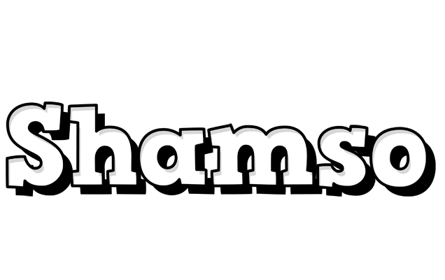 Shamso snowing logo