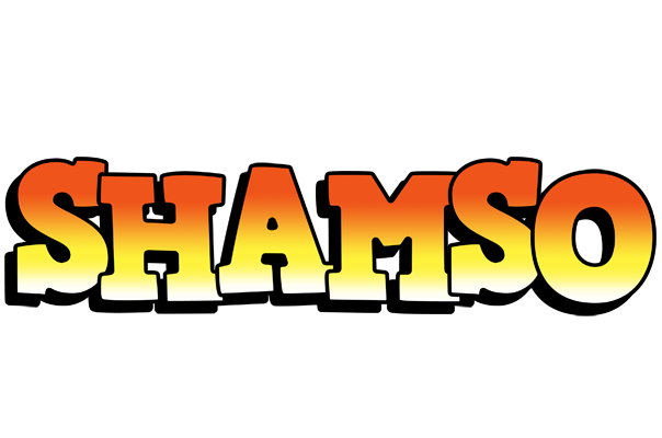 Shamso sunset logo
