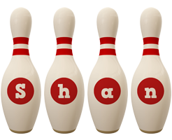 Shan bowling-pin logo