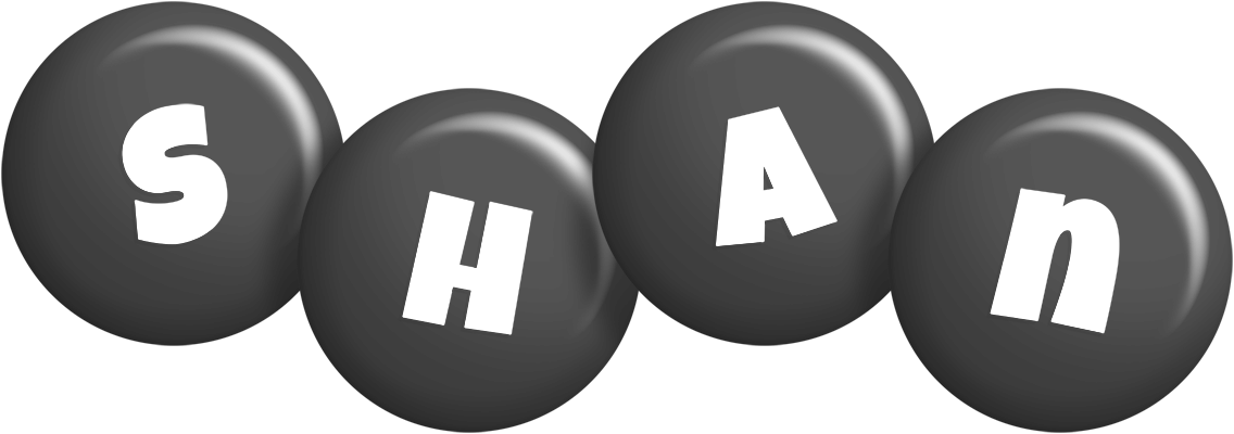 Shan candy-black logo