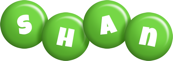 Shan candy-green logo