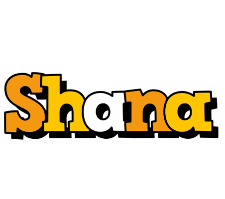 Shana cartoon logo
