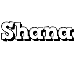 Shana snowing logo