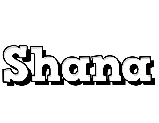 Shana snowing logo