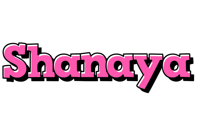 Shanaya girlish logo