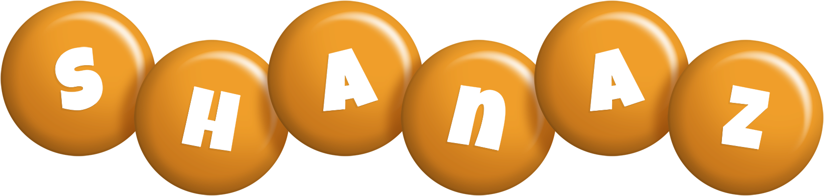 Shanaz candy-orange logo