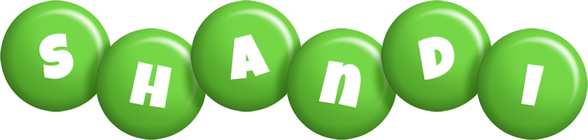 Shandi candy-green logo