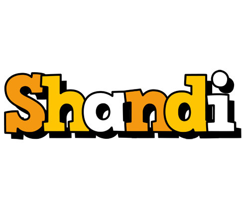 Shandi cartoon logo