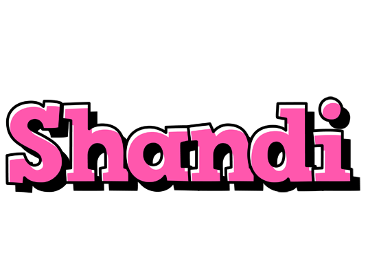 Shandi girlish logo