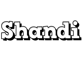 Shandi snowing logo