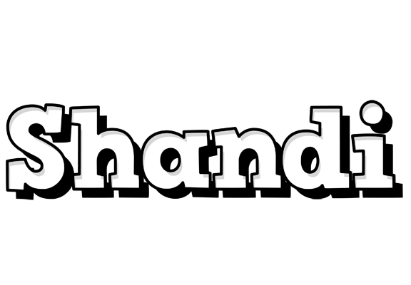Shandi snowing logo