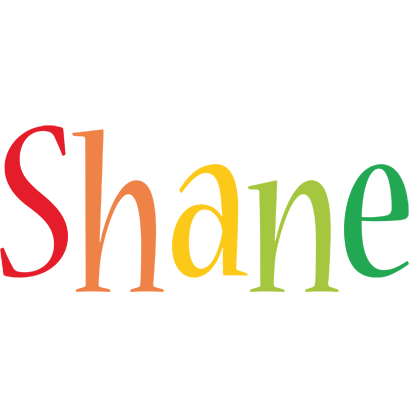 Shane birthday logo